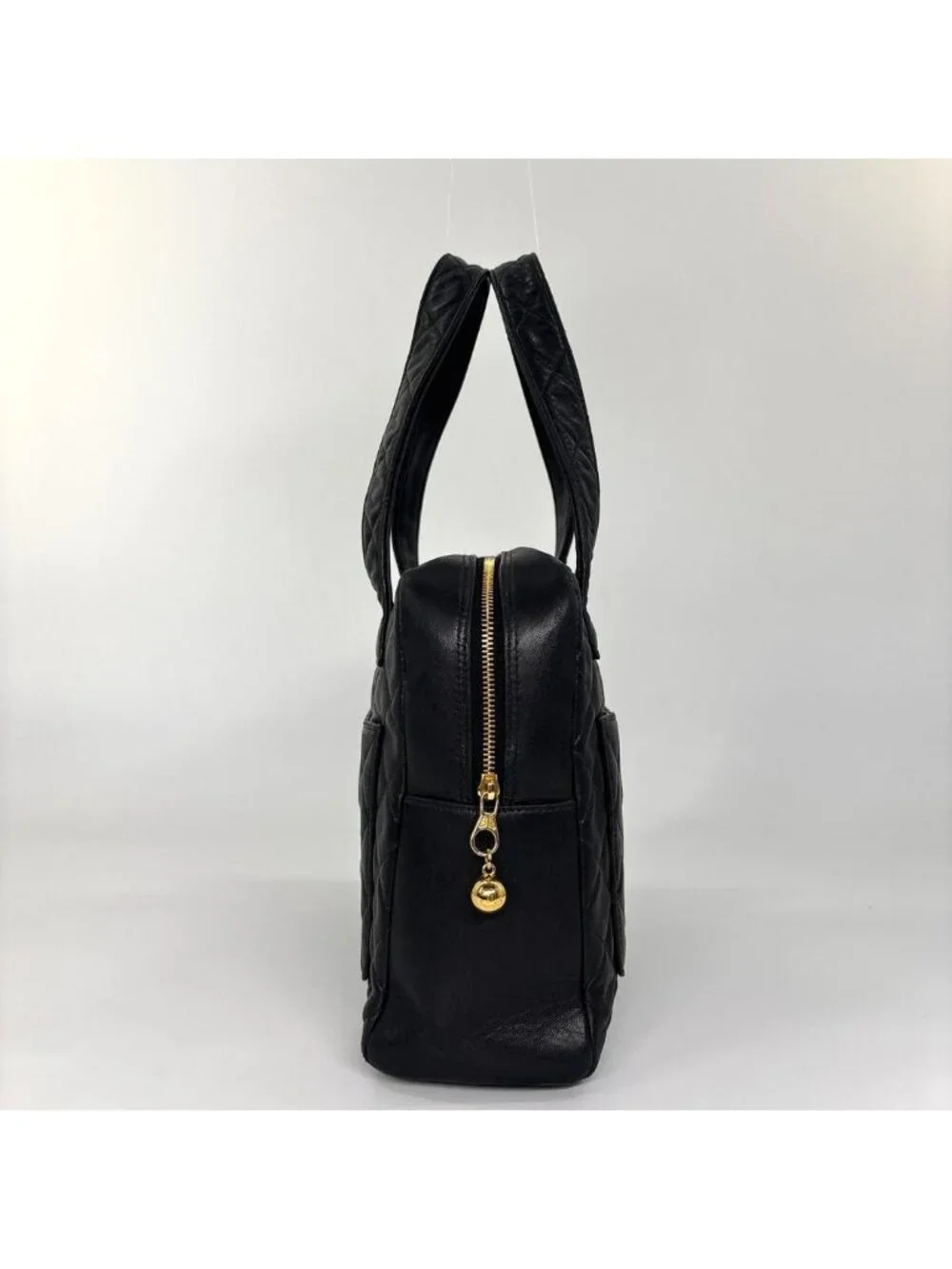 Chanel Super Lambskin CC Logo Tote Black